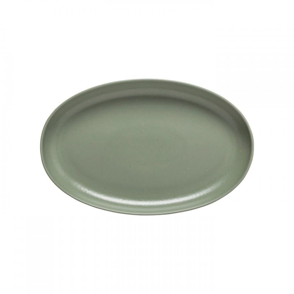 Pacifica Medium Oval Platter, Color: Artichoke