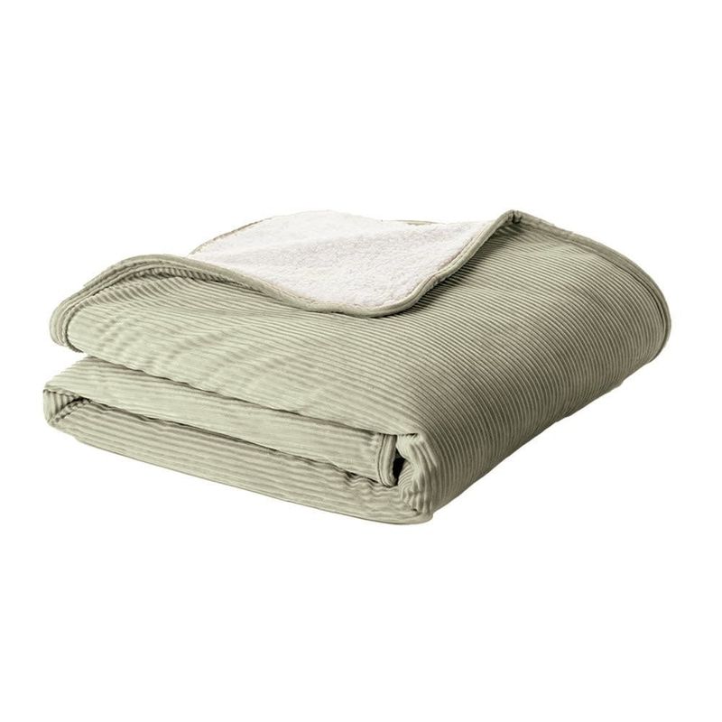 Corduroy Throw Blanket, Color: Sage