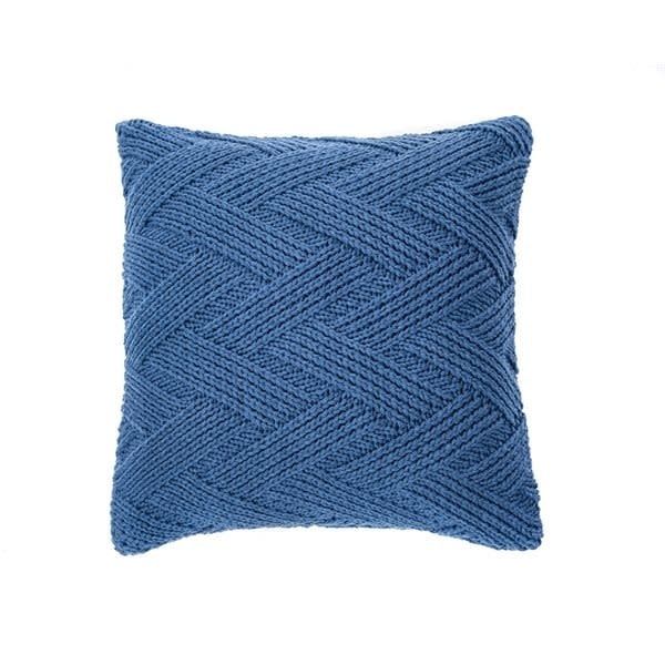 Zig Zag Pillow , Color: Blue
