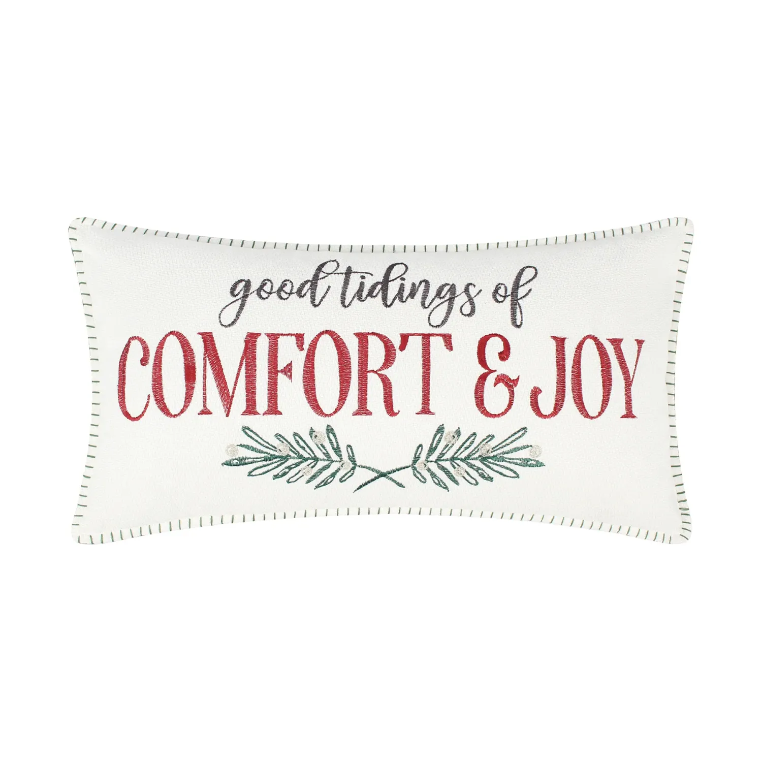 Spencer Plaid Comfort &amp; Joy Throw Pillow