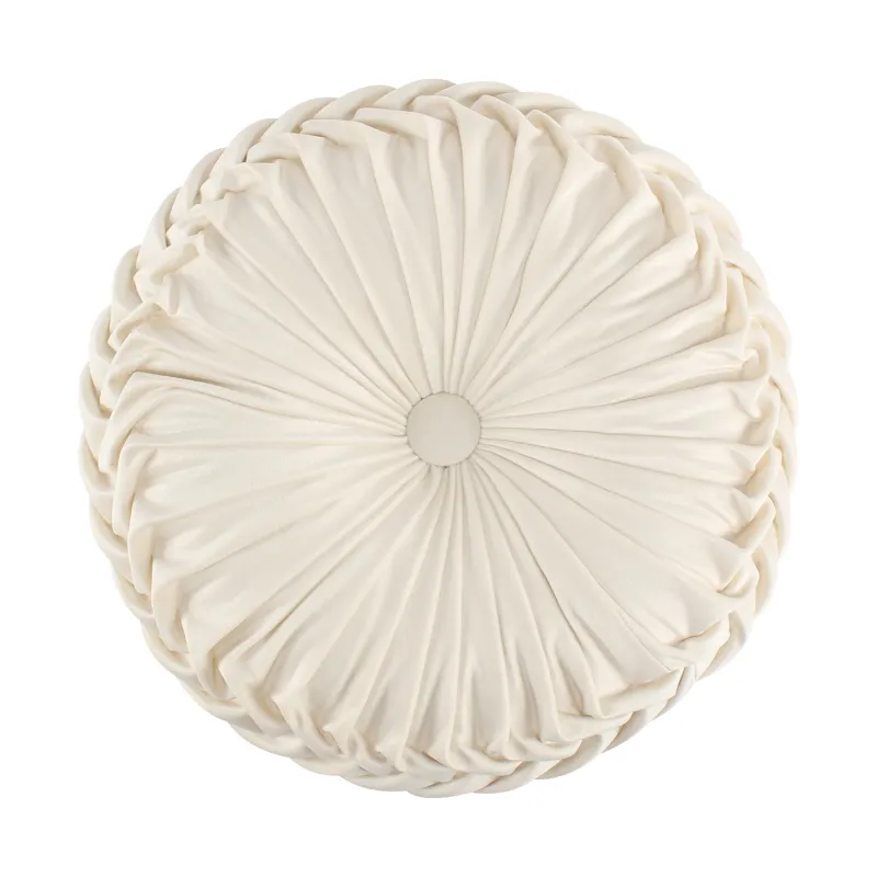 Emel Round Cream Pillow