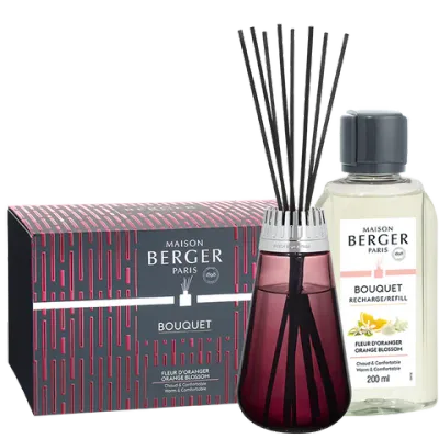 Amphora Reed Diffuser Gift Set Raspberry with Orange Blossom