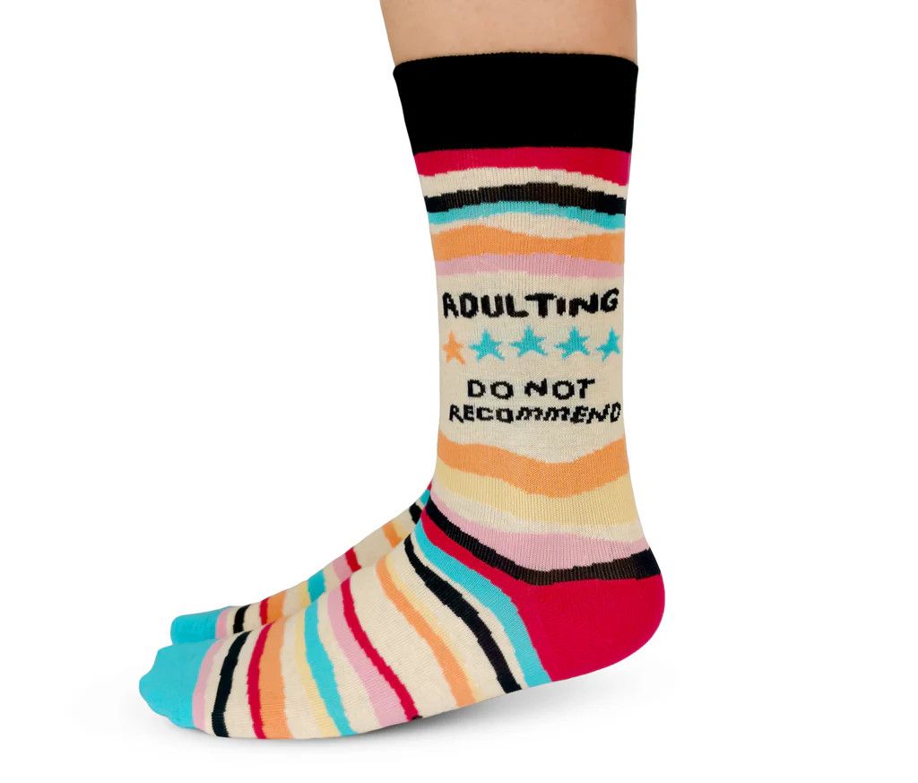 Adulting Socks, Size: Small