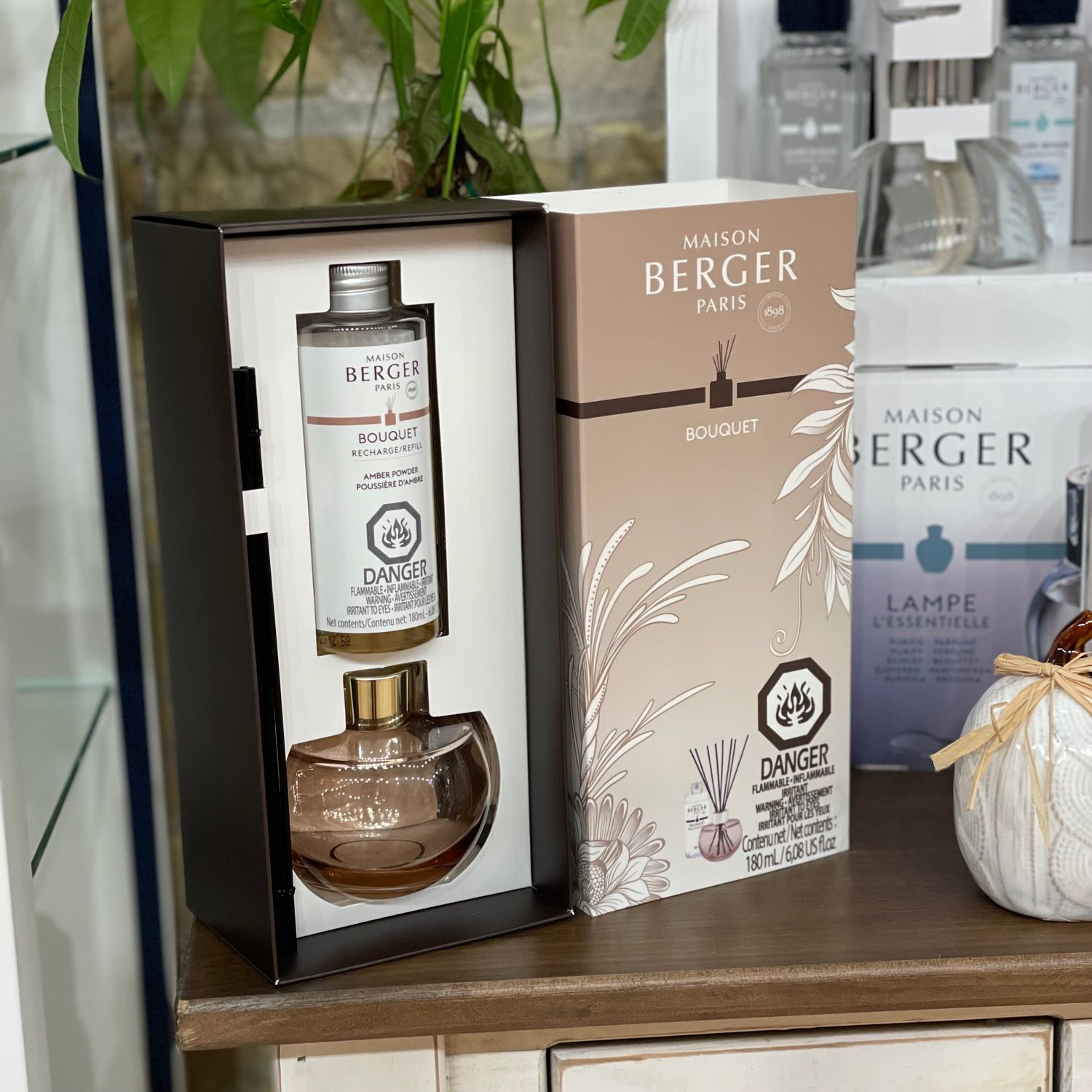 Holly Reed Diffuser with Amber Powder, Color: Beige