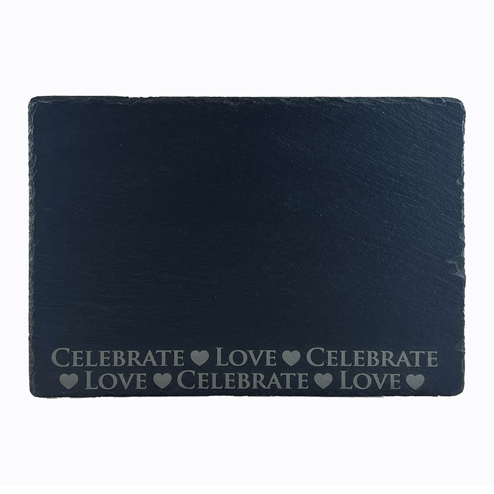 Slate Cheese Board, Style: Love &amp; Celebrate