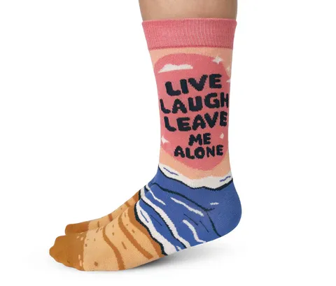 Live Laugh Leave Socks Small