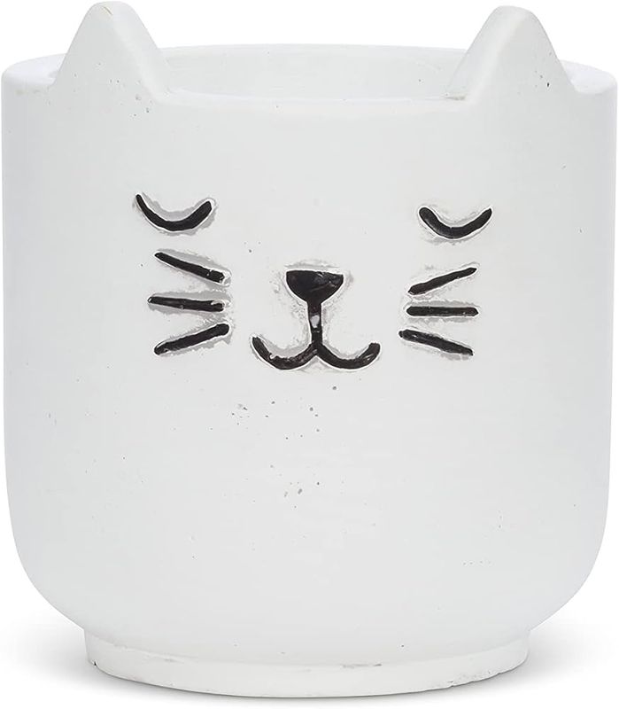 Small Sleepy Cat Planter