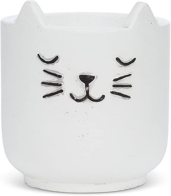 Small Sleepy Cat Planter