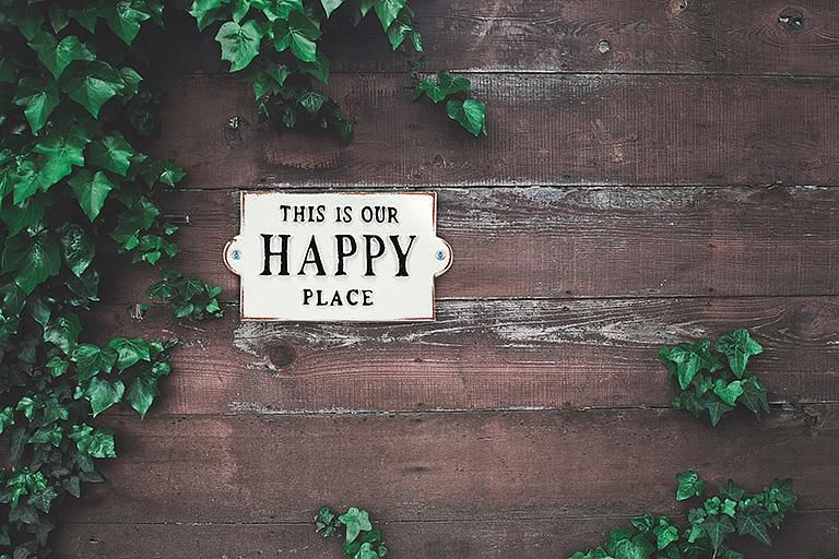 This is Our Happy Place Sign