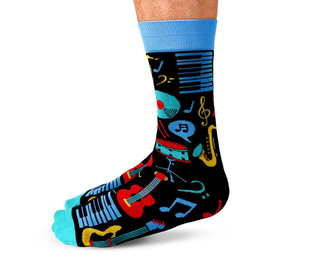 Music Mania Large Socks