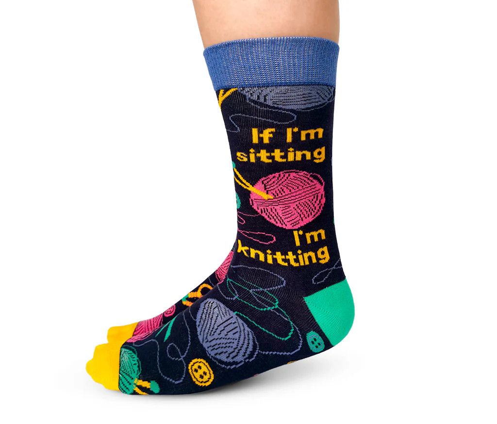 Sit and Knit Socks Small