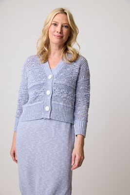 Bergen Midi Dress Blue Iris Mix