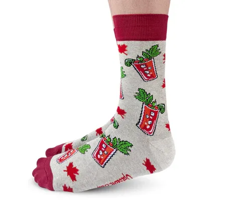 Canadian Caesar Socks Large
