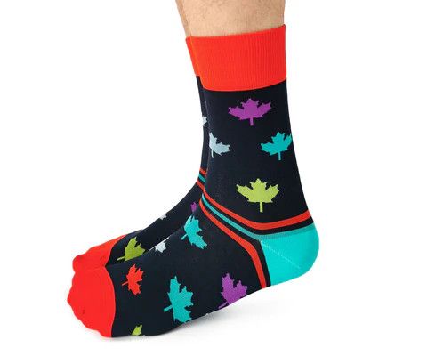 Canada in Colour Socks Large