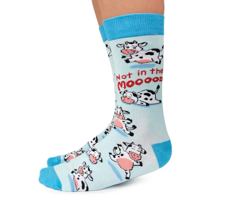 Moody Cow Socks Small