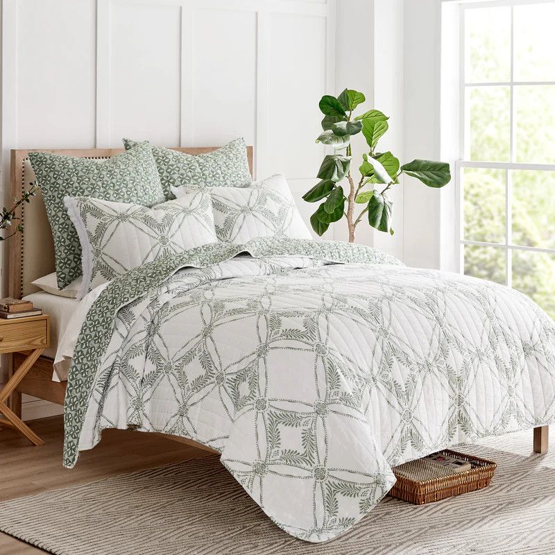 Kemala Sage Quilt and Shams
