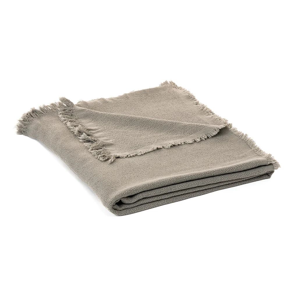 Okou Grey Woven Throw