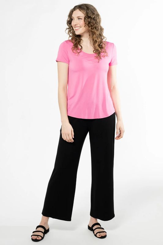 Brenda U Neck Wild Orchid BambooTee