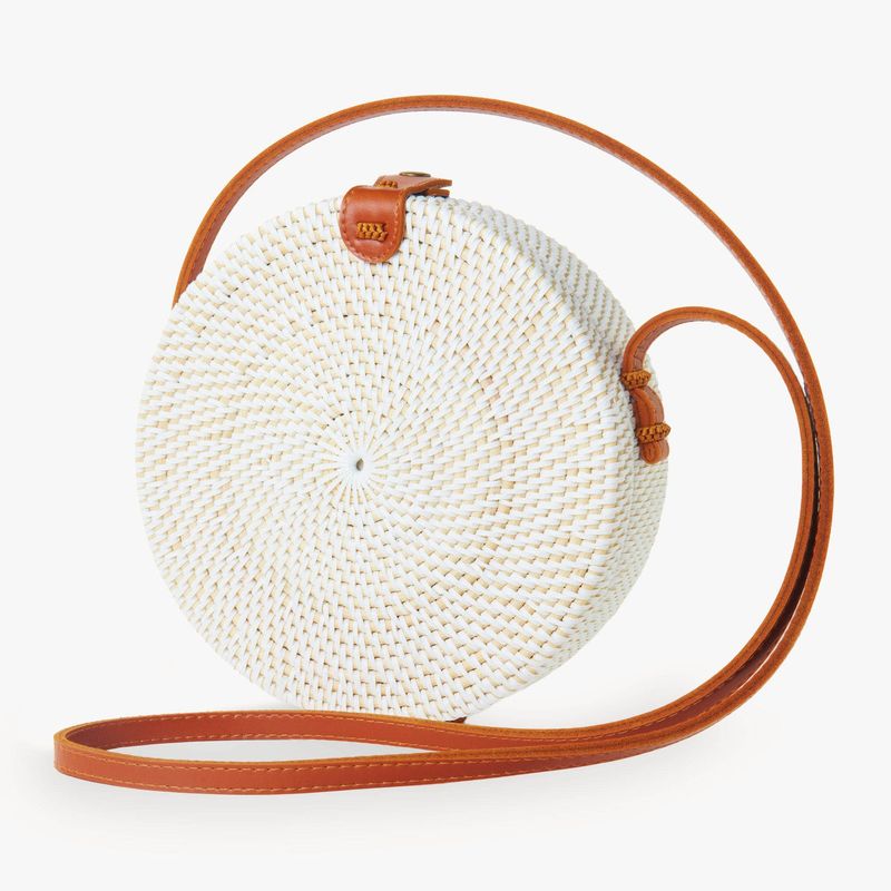 Bali Bag 8&quot; White