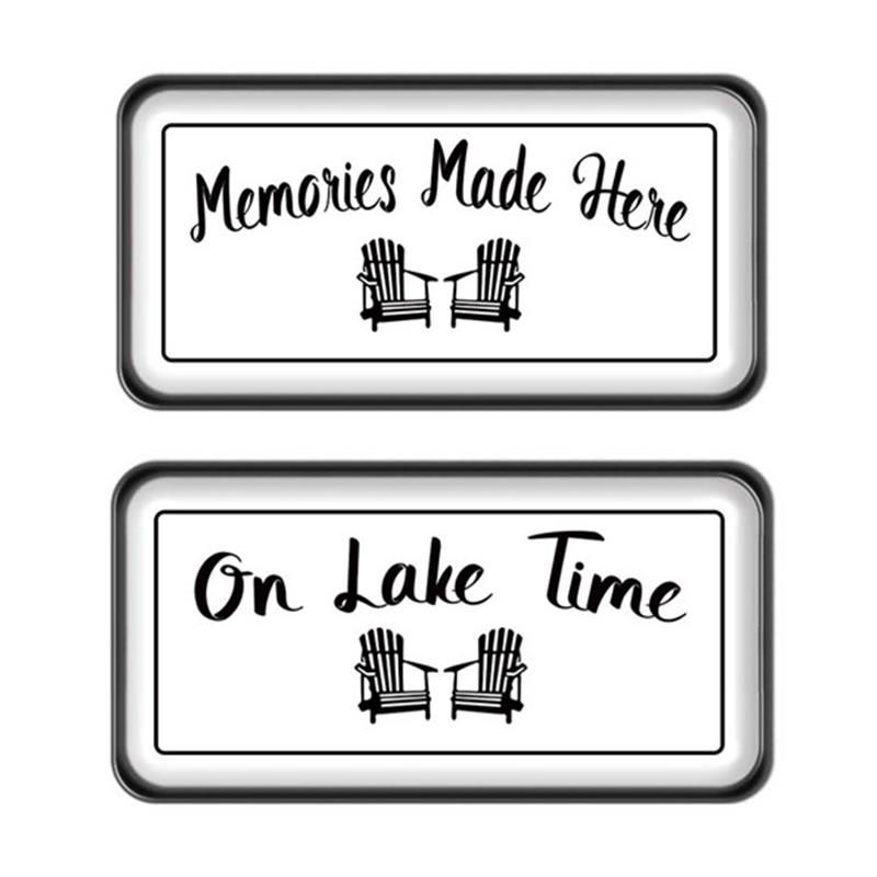 On Lake Time Sign