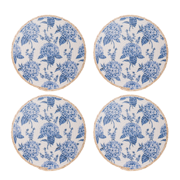 Hydrangea Round Placemat Set of 4