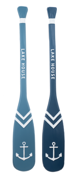 Embossed Lake House Paddle Sign