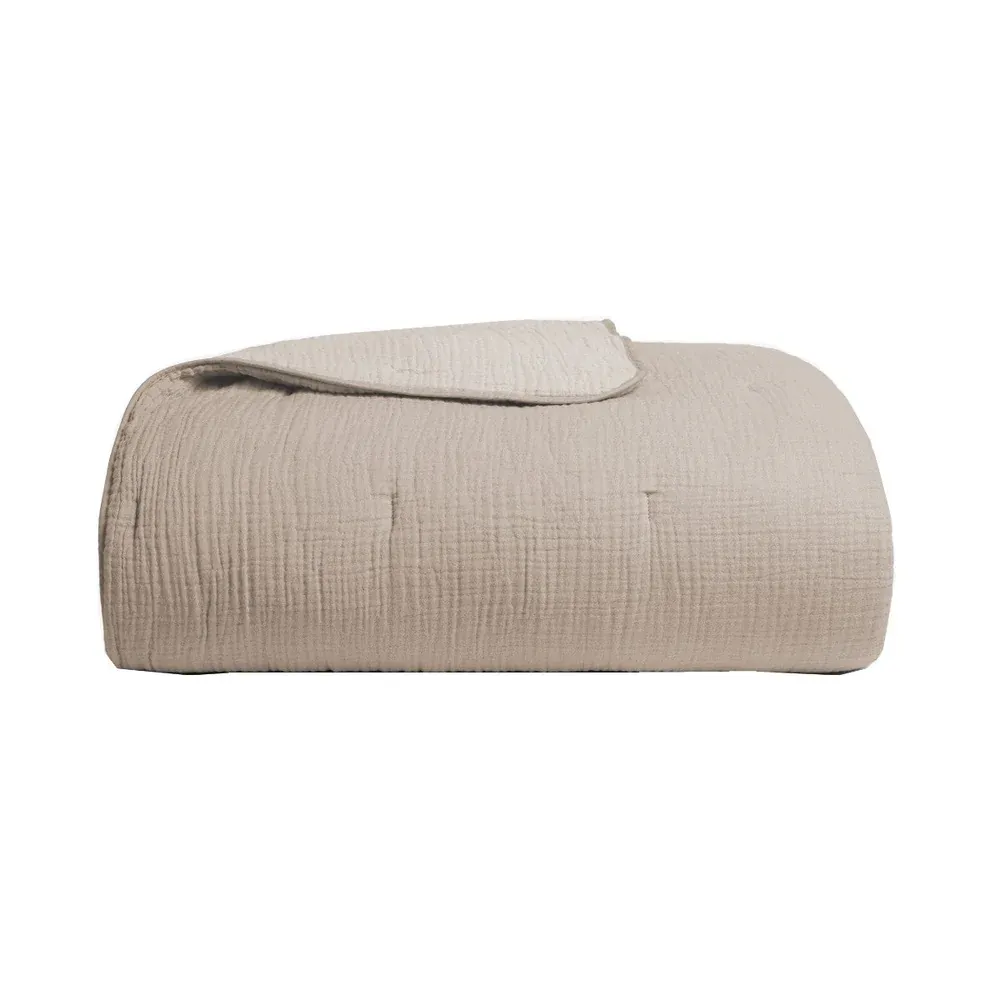 Mousseline Natural Throw