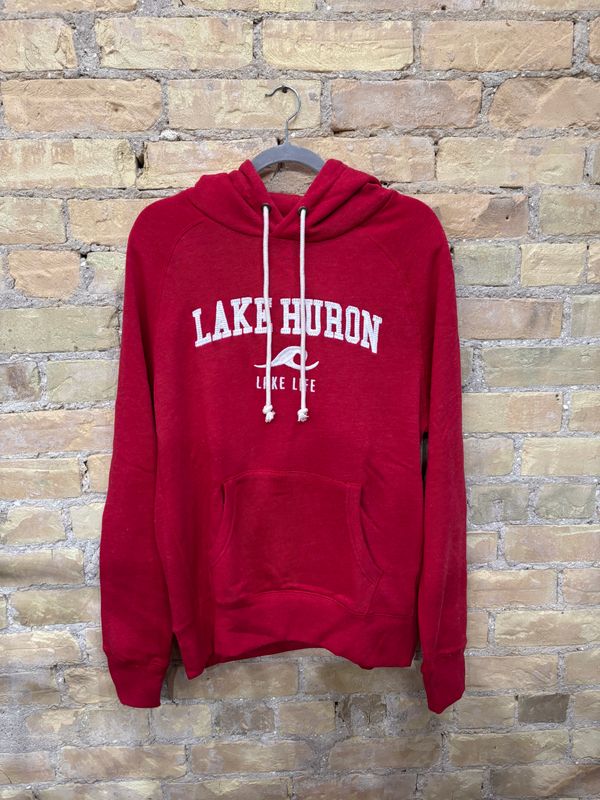 Heritage Hoodie Lake Huron Arch Heather Red