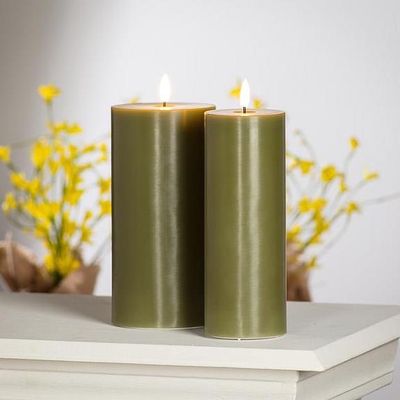 Green LED Candle