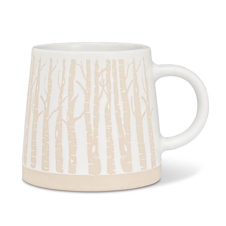 Mug with Birch Trees 14 oz