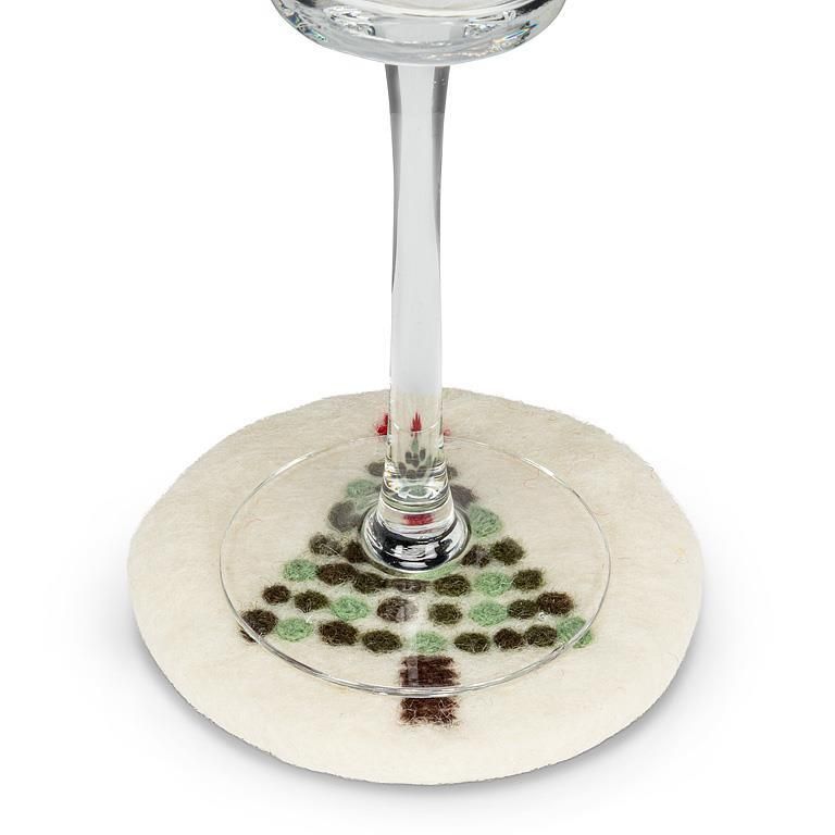 Felt Dotted Tree Coaster