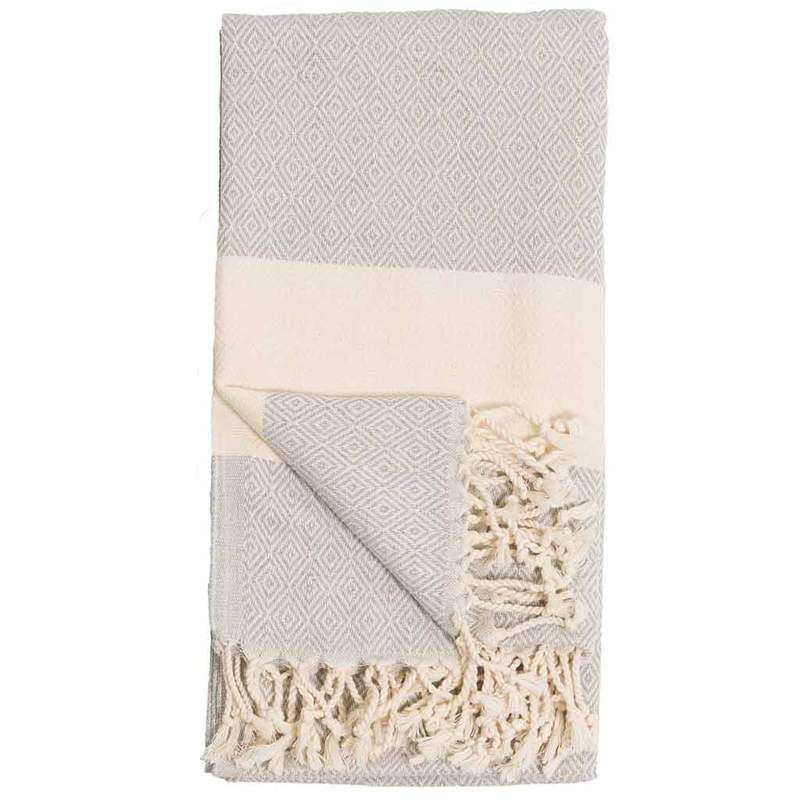 Diamond Turkish Towel , Color: Mist
