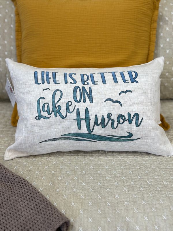 Life is Better Lumbar Pillow