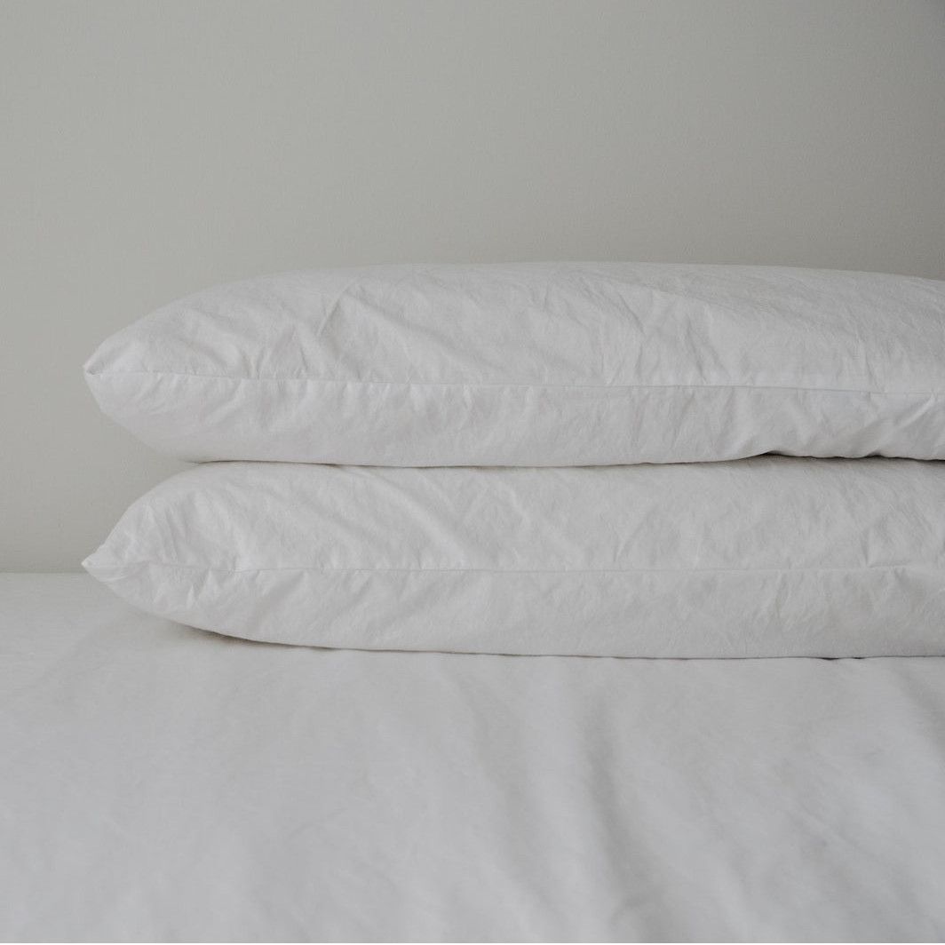 Turkish Cotton Bedding White, Style: Set of 2 Pillow Cases