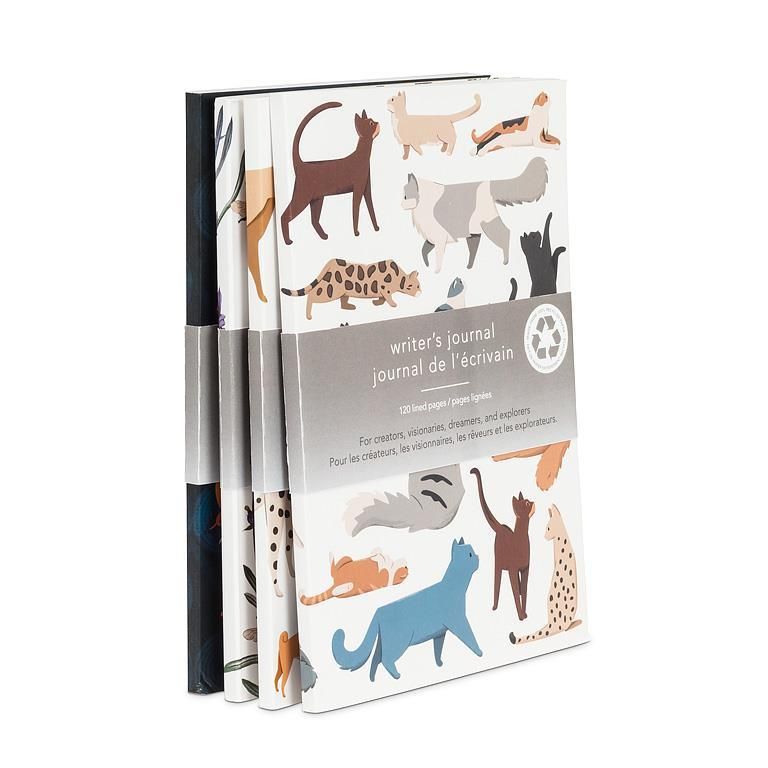 Multi Cats Lined Notebook