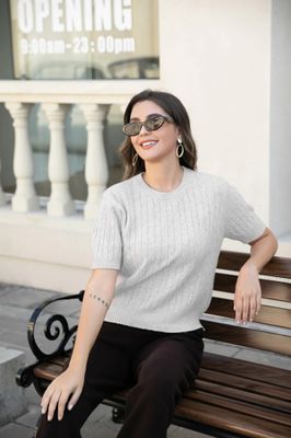 Anastasia's Cable Knit Top 