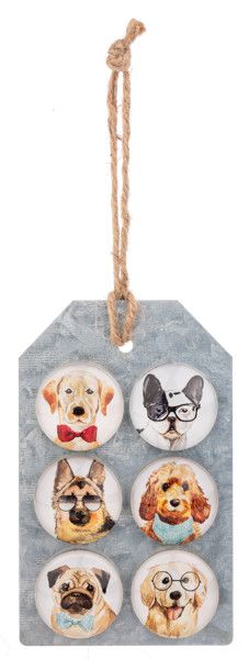 Dog Magnet Set of 6