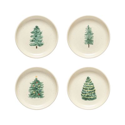 Pacifica Christmas Tree Appetizer Plate