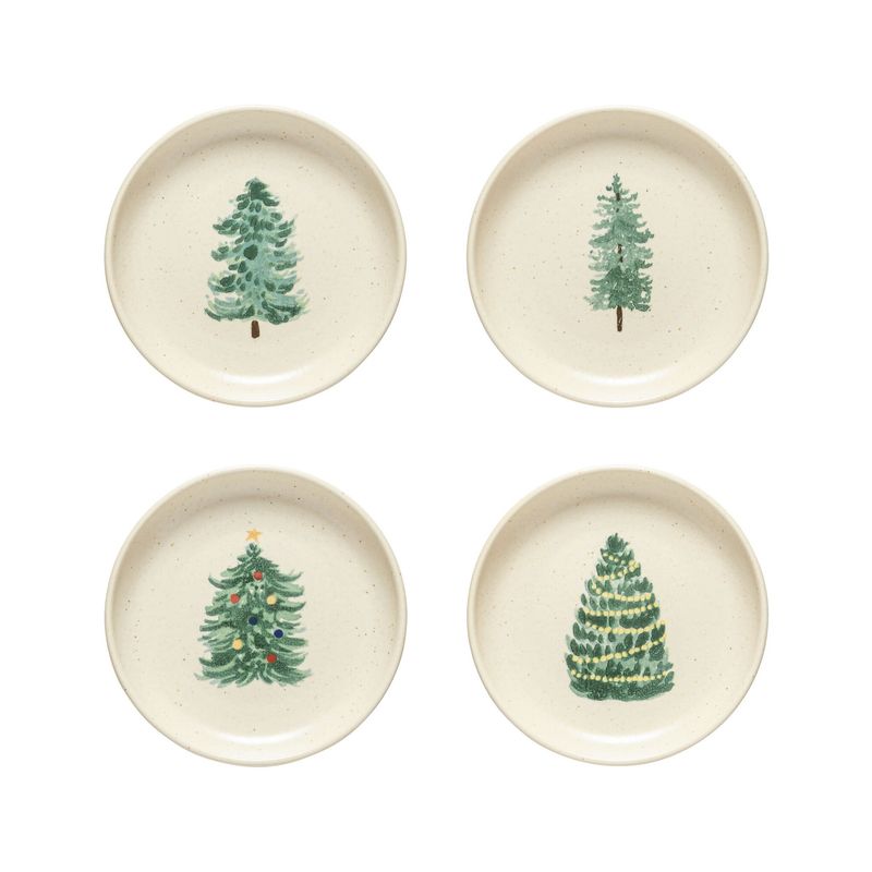 Pacifica Christmas Tree Appetizer Plate