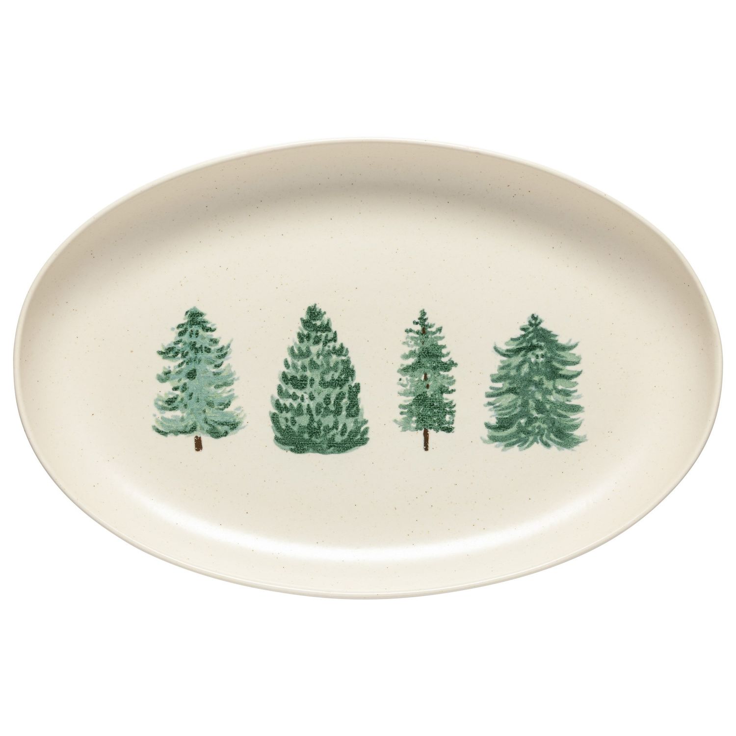 Pacifica Christmas Oval Platter