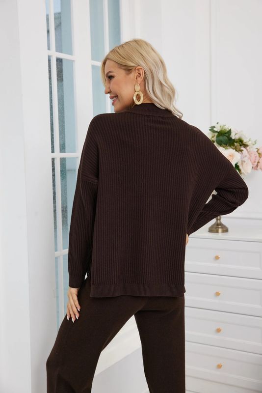 Kinsley's Ribbed Sweater Mocha