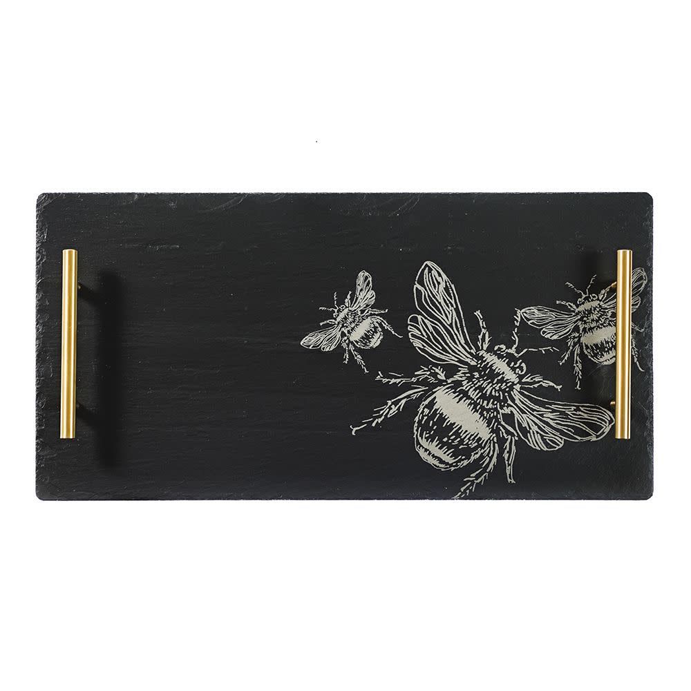 Slate Serving Tray Bee Large