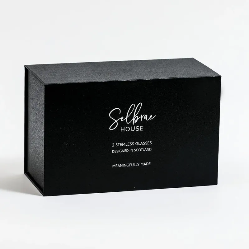 Stemless Glasses Box set of 2