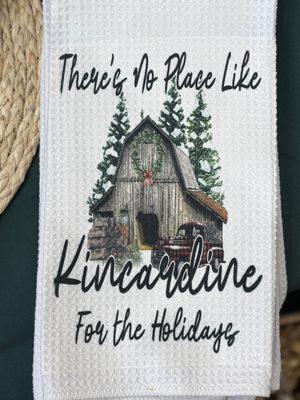 For the Holidays Tea Towel