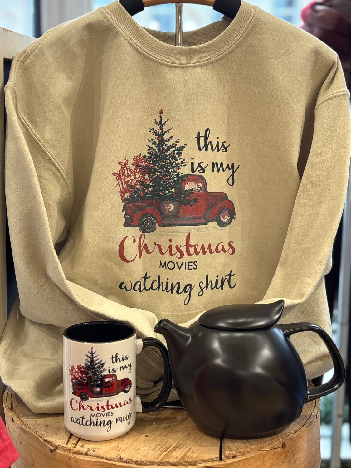 Christmas Movies Crewneck Sweatshirt