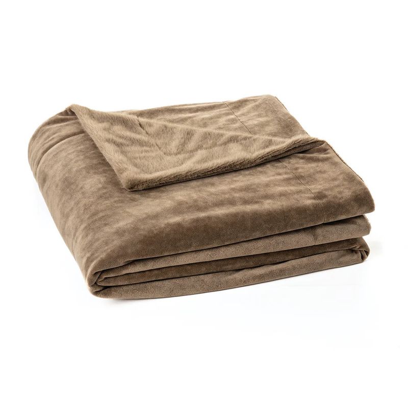 Polux Faux Fur Throw Taupe