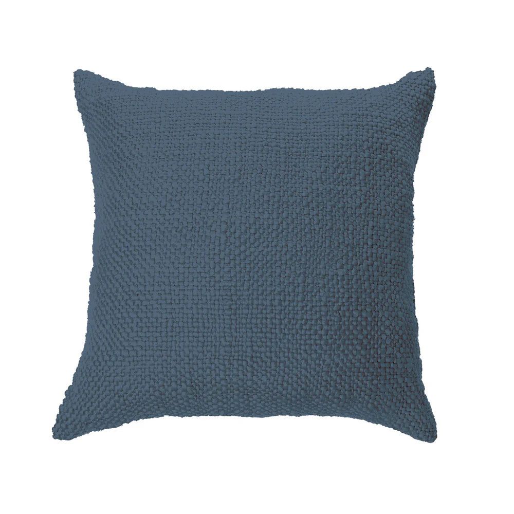 Mollo Knit Throw Pillow, Color: Navy