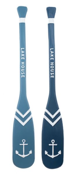 Embossed Lake House Paddle Sign