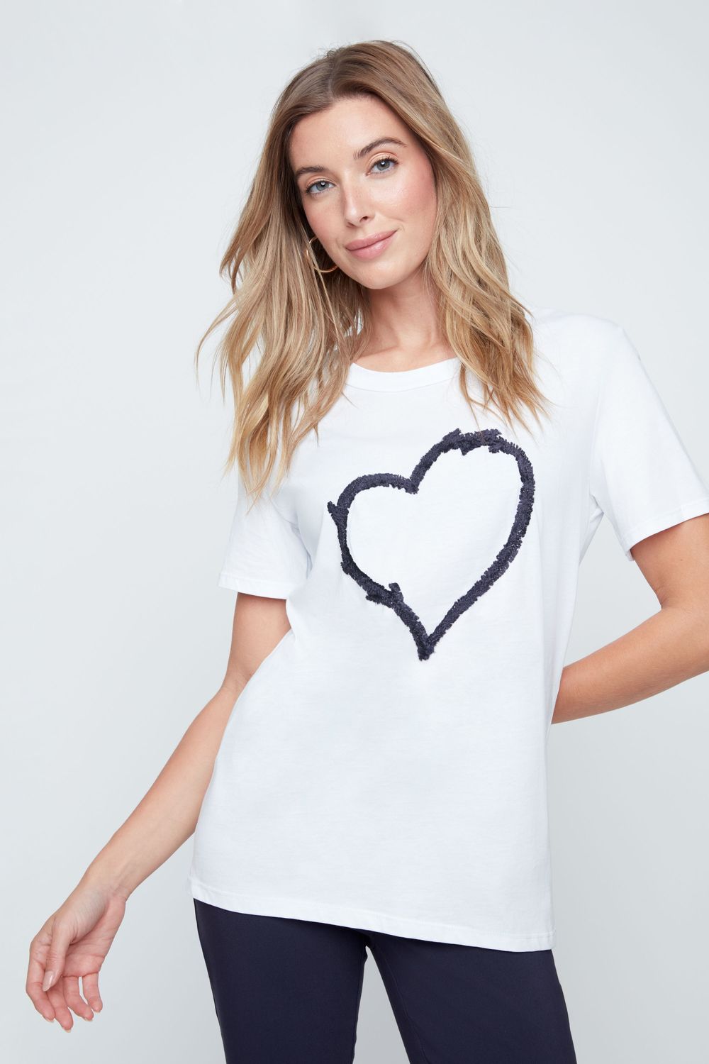 White Heart Tee