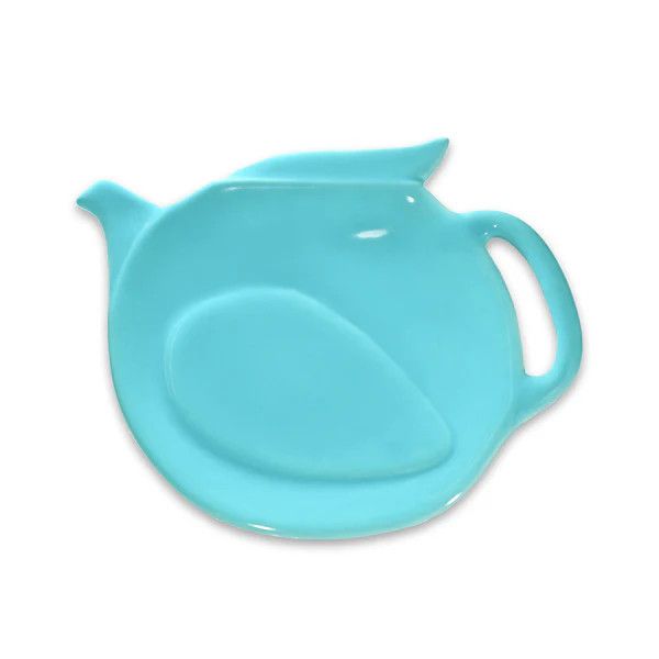 ChirpyPot Teabag Holder, Color: Aqua